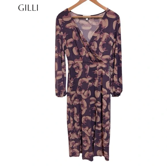 Gilli | Dresses | Gilli Long Sleeve Wrap Dress New | Poshmark